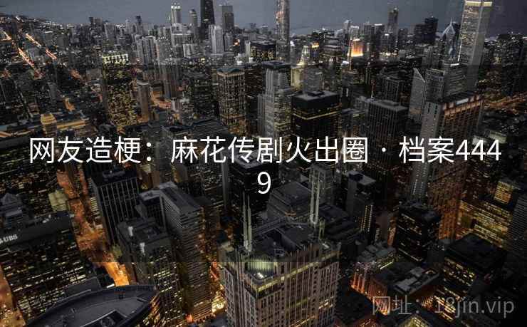 网友造梗：麻花传剧火出圈 · 档案4449