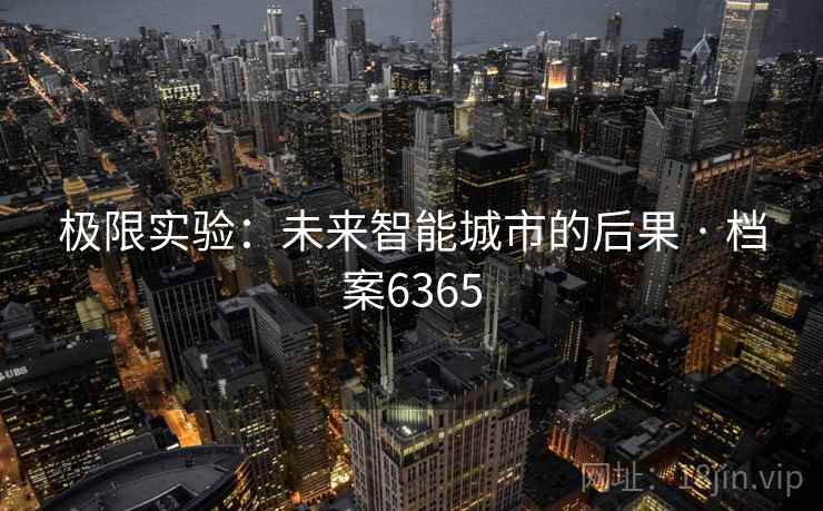极限实验：未来智能城市的后果 · 档案6365